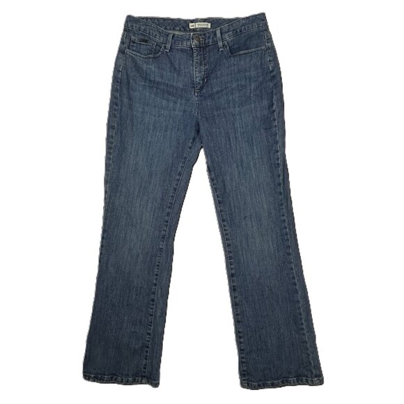 Lee Jeans Womens 10 M (32x30) Natural Bootcut Blue Stretch Just Below the Waist - Picture 2 of 16